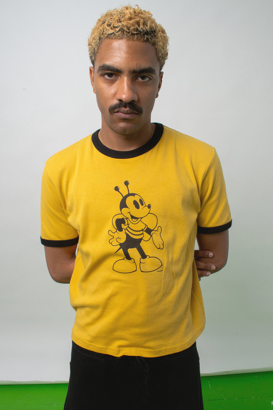 PRINTED T-SHIRT in yellow